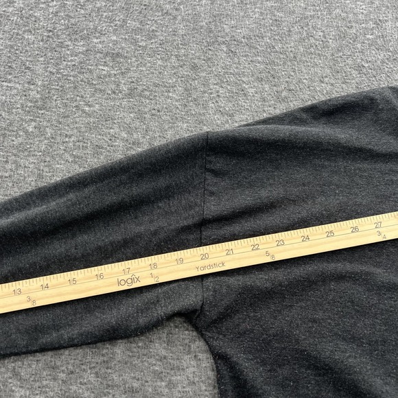 Alphalete T Shirt Mens M Performance Fit LS Gray Crossfit Gym Running Lifting - Picture 8 of 9